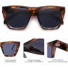 imageSOJOS Fashion Oversized Square Cat Eye Polarized Sunglasses for Women Trendy Cateye Style Womens Sunglasses SJ2179Brown TortoiseDusty Blue