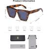 imageSOJOS Fashion Oversized Square Cat Eye Polarized Sunglasses for Women Trendy Cateye Style Womens Sunglasses SJ2179Brown TortoiseDusty Blue