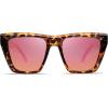 imageSOJOS Fashion Oversized Square Cat Eye Polarized Sunglasses for Women Trendy Cateye Style Womens Sunglasses SJ2179LeopardRose Mirrored
