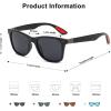 imageSOJOS Polarized Sports TR90 Sunglasses for Running Cycling Fishing Golf Driving SJ2101C1 Black FrameGrey Lens
