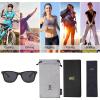 imageSOJOS Polarized Sports TR90 Sunglasses for Running Cycling Fishing Golf Driving SJ2101C1 Black FrameGrey Lens