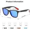 imageSOJOS Polarized Sports TR90 Sunglasses for Running Cycling Fishing Golf Driving SJ2101C5 Blue FrameBlue Mirrored Lens