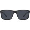 imageSOJOS Polarized Square Sunglasses for Men Lightweight TR90 Frame UV Protection Mens Sun Glasses SJ2645Matte BlackGrey