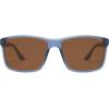 imageSOJOS Polarized Square Sunglasses for Men Lightweight TR90 Frame UV Protection Mens Sun Glasses SJ2645Matte BlueBrown