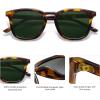 imageSOJOS Polarized Sunglasses for Women Men Classic Large Vintage Style ShadesBrown TortoiseGreen