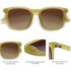 imageSOJOS Polarized Sunglasses for Women Men Classic Large Vintage Style ShadesGreenBrown