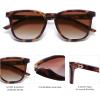 imageSOJOS Polarized Sunglasses for Women Men Classic Large Vintage Style ShadesTortoiseGradient Brown