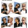 imageSOJOS Trendy Polarized Hexagon Sunglasses for Women Men UV400 Retro Rectangle Shades SJ1238SilverGrey