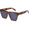 Brown Tortoise/Dusty Blue