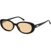 imageSOJOS Retro Oval Polarized Sunglasses for Women Men Vintage 90s Style Designer Inspired Sunnies Sun Glasses SJ2369BlackLight Brown