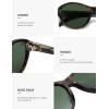 imageSOJOS Acetate Polarized Cateye Oval Sunglasses for Women Retro Trendy Sun Glasses SJ3120TortoiseGreen