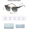 imageSOJOS Acetate Polarized Oversize Square Sunglasses for Women Trendy Sun Glasses SJ3117TortoiseGrey