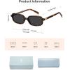 imageSOJOS Acetate Polarized Sunglasses for Women Retro 90s Small Trendy Sun Glasses SJ3122BraunGrey