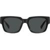 imageSOJOS Acetate Square Polarized Sunglasses for Women Men Handmade Trendy Lightweight Sunnies Rectangular Shades UV400 SJ3116BlackGrey