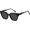 imageSOJOS Acetate Polarized Oversize Square Sunglasses for Women Trendy Sun Glasses SJ3117BlackGrey