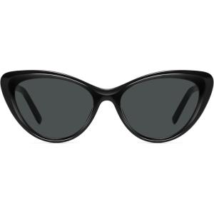 imageSOJOS Acetate Vintage Cat Eye Sunglasses Women Handmade Polarized Retro Trendy Lightweight Fashion 90s Style Designer UV400 Sunnies SJ3114