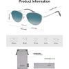 imageSOJOS Retro Polarized Aviator Sunglasses for Women Men Vintage 70s Style UV Protection Womens Mens Sun Glasses SJ1265SilverBlue Grading