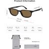 imageSOJOS Retro Square Polarized Sunglasses for Women Men Vintage 60s Style UV Protection Womens Mens Sun Glasses SJ2631BlackRetro Brown