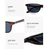 imageSOJOS Retro Square Polarized Sunglasses for Women Men Vintage 60s Style UV Protection Womens Mens Sun Glasses SJ2631Reddishbrown TortoiseNavy Blue