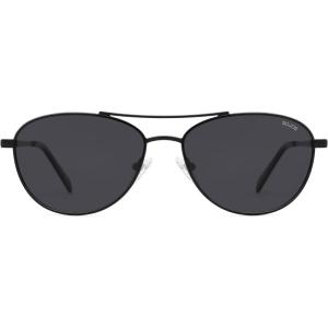 imageSOJOS Retro Polarized Aviator Sunglasses for Women Men Vintage 70s Style UV Protection Womens Mens Sun Glasses SJ1265BlackGrey