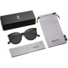 imageSOJOS Fashion Round Sunglasses for Women Men Oversized Vintage Shades SJ2057BlackGrey