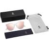 imageSOJOS Fashion Round Sunglasses for Women Men Oversized Vintage Shades SJ2057ClearPink