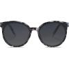 imageSOJOS Fashion Round Sunglasses for Women Men Oversized Vintage Shades SJ2057GreyGrey