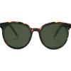 imageSOJOS Fashion Round Sunglasses for Women Men Oversized Vintage Shades SJ2057TortoiseGreen