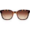 imageSOJOS Classic Square Polarized Sunglasses Womens Mens Retro Trendy UV400 Sunnies SJ2050Amber TortoiseBrown