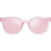 imageSOJOS Classic Square Polarized Sunglasses Womens Mens Retro Trendy UV400 Sunnies SJ2050Clear PinkPink Mirrored