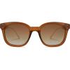 imageSOJOS Classic Square Polarized Sunglasses Womens Mens Retro Trendy UV400 Sunnies SJ2050Dark BrownBrown