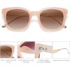 imageSOJOS Classic Square Polarized Sunglasses Womens Mens Retro Trendy UV400 Sunnies SJ2050PinkBown