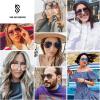 imageSOJOS Mens Womens Aviator Sunglasses Classic Semi Metal Frame INSPIRATION SJ1106Purple