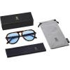 imageSOJOS Retro Aviator Sunglasses Womens Mens Vintage Plastic Frame Shades Lentes De Sol Para Mujer SJ2255Light Blue