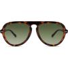 imageSOJOS Retro Aviator Sunglasses Womens Mens Vintage Plastic Frame Shades Lentes De Sol Para Mujer SJ2255TortoiseGreen