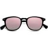 imageSOJOS Small Rounded Square Polarized Sunglasses for Women Men Vintage Style UV400 Lens SJ2637BlackPink