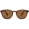 imageSOJOS Small Rounded Square Polarized Sunglasses for Women Men Vintage Style UV400 Lens SJ2637TortoiseBrown