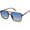 imageSOJOS Trendy Vintage Aviator Square Sunglasses For Womens Mens Retro 70s UV400 Women Sun Glasses SJ2327TortoiseBlue Grading
