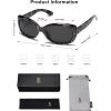 imageSOJOS Vintage Square Sunglasses for Women Polarized UV Protection Havana Frame SJ2111Black TortoiseGrey