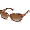 imageSOJOS Vintage Square Sunglasses for Women Polarized UV Protection Havana Frame SJ2111TortoiseGradient Brown