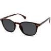 imageSOJOS Small Rounded Square Polarized Sunglasses for Women Men Vintage Style UV400 Lens SJ2637Amber TortoiseGrey
