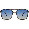 imageSOJOS Trendy Vintage Aviator Square Sunglasses For Womens Mens Retro 70s UV400 Women Sun Glasses SJ2327TortoiseBlue Grading