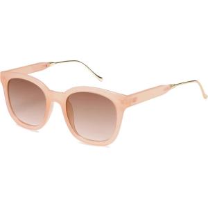 imageSOJOS Classic Square Polarized Sunglasses Womens Mens Retro Trendy UV400 Sunnies SJ2050PinkBown