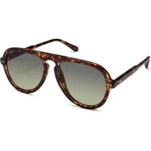 imageSOJOS Retro Aviator Sunglasses Womens Mens Vintage Plastic Frame Shades Lentes De Sol Para Mujer SJ2255Tortoise