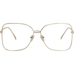 imageSOJOS Trendy Square Oversized Sunglasses Womens Mens UV400 Big Large Designer Shades SJ1082Yellow GoldClear