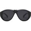 imageSOJOS Retro Oversized Polarized Aviator Sunglasses for Women Men Vintage 70s Style UV Protection Sunnies SJ2328BlackGrey