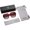 imageSOJOS Big Retro Square Polarized Sunglasses Womens Mens 70s 80s Vintage Oversized Sunnies SJ2359RedGradient Red