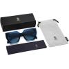 imageSOJOS Large Oversized Polarized Sunglasses for Women Big Designer Womens Trendy Square Shades SJ2205Dark BlueBlue