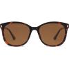 imageSOJOS Classic Square Polarized Sunglasses for Women Oversized Trendy Retro UV Protection Shade SJ2640Tortoise Frame Brown Lens