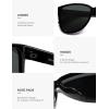 imageSOJOS Trendy Big Oversized Polarized Sunglasses Womens Mens 70s 80s Large Retro Vintage Pilot Shades SJ2643BlackGrey